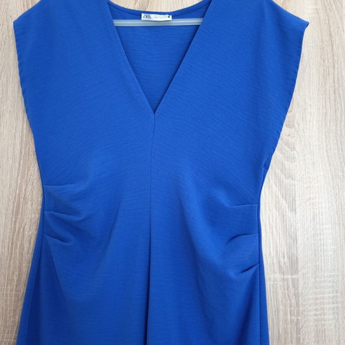 Zara midi dress size S like new, blue
