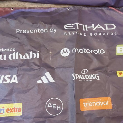 Euroleague Sponsor Banner like new 2×1.20