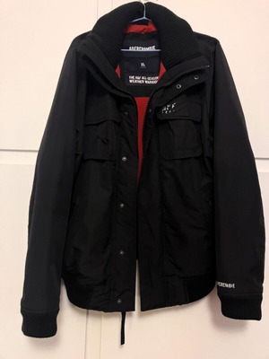 Abercrombie & Fitch jacket used, men's dark blue, size XL