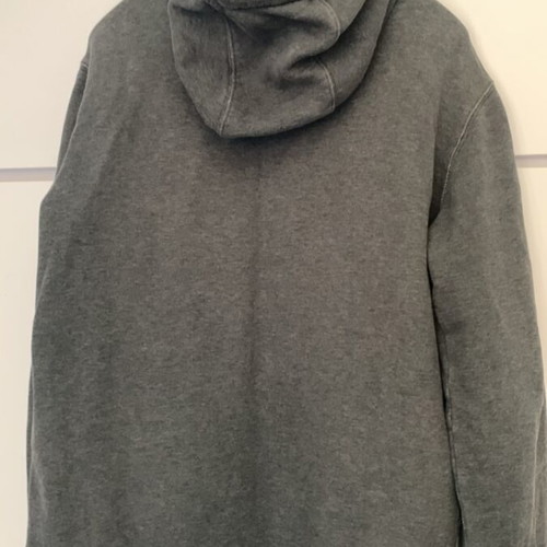 Schott cotton jacket large used, gray, zipper works with care