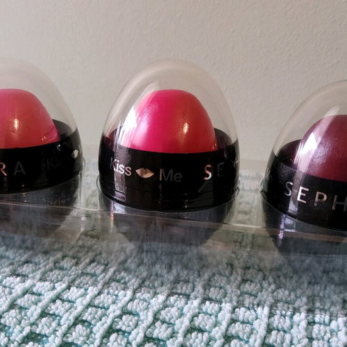 Lipstik SEPHORA Kiss Me used, set of 3 pieces