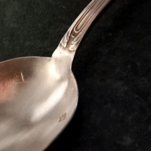 Silver teaspoons set of 6, antique style