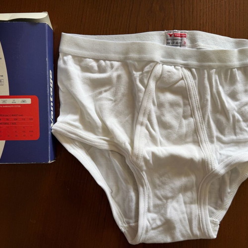 Vantage Men's Underwear New Classic Line Size M White 100% Cotton