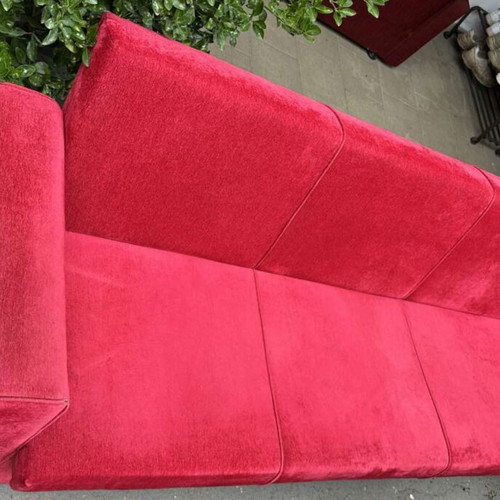 Two three-seater sofa beds, excellent condition