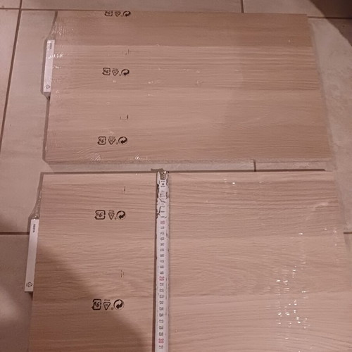 IKEA BESTÅ shelves new, white oak effect, set of 2