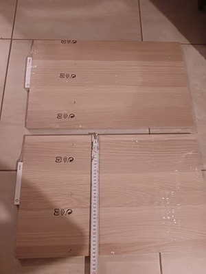 IKEA BESTÅ shelves new, white oak effect, set of 2