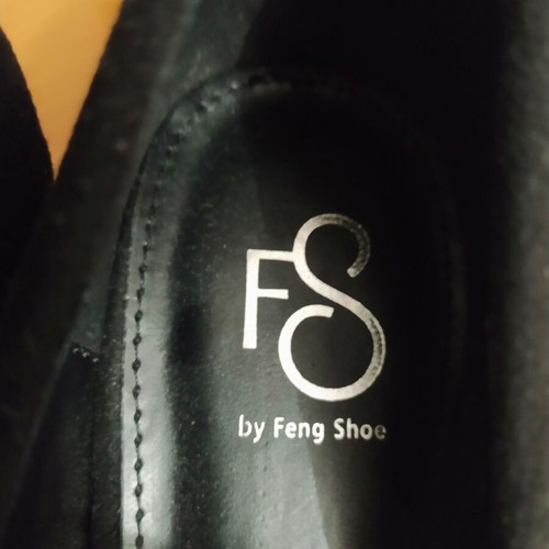 Feng Shoe suede pumps new, size 39, black