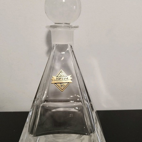 Top Line crystal decanter 24% Bohemia like new