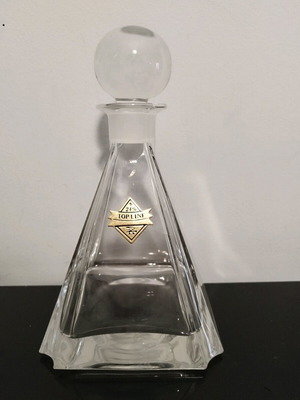Top Line crystal decanter 24% Bohemia like new