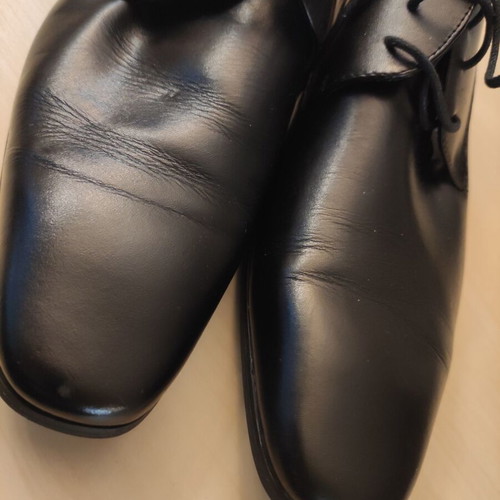 Hush Puppies men's formal shoes like new, black matte, size 41