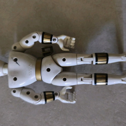 White Power Ranger figure used, from the movie