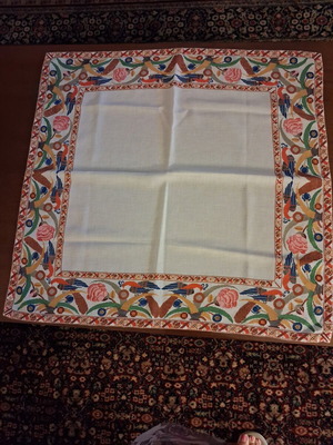 Handmade Tablecloth Like New, Fine Italian Itamina 68×68 cm