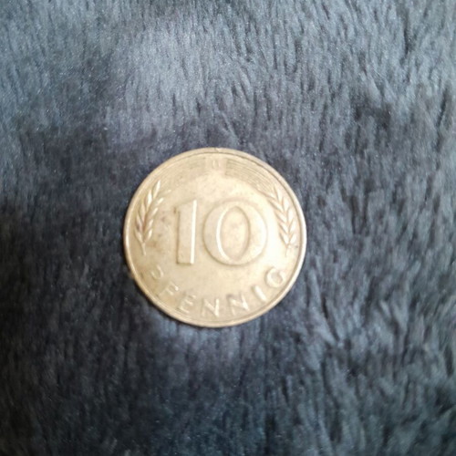 German collectible coin 10 cents 1950 like new