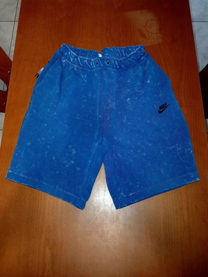 Nike Tech Fleece blue shorts, size L modified to M