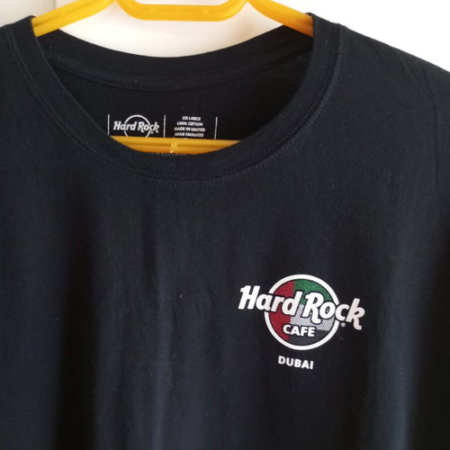 Hard Rock Cafe Dubai T-shirt new, size 2XL, black