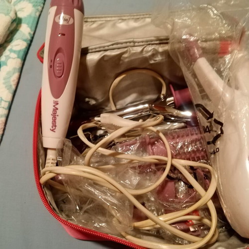 Hair Majestic 9 in 1 Hair Straightener with Accessories and Carrying Bag new