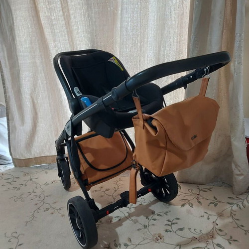 Anex Sport Deluxe Foxy stroller with car seat used