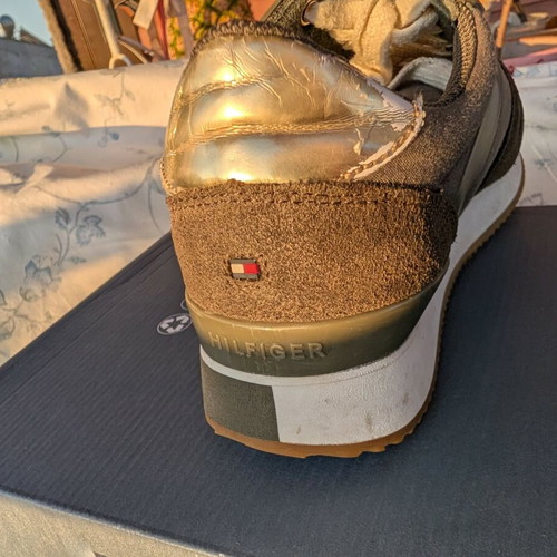 Tommy Hilfiger athletic shoes used, size 36, mixed materials