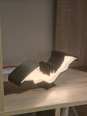 3D Printed Φωτιστικό Batman καινούργιο με LED