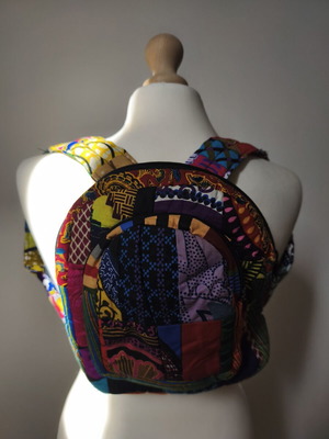 Children's backpack like new, colorful