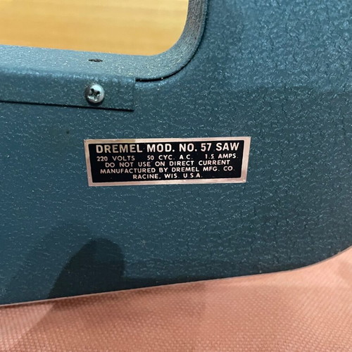 Dremel wood cutting saw used