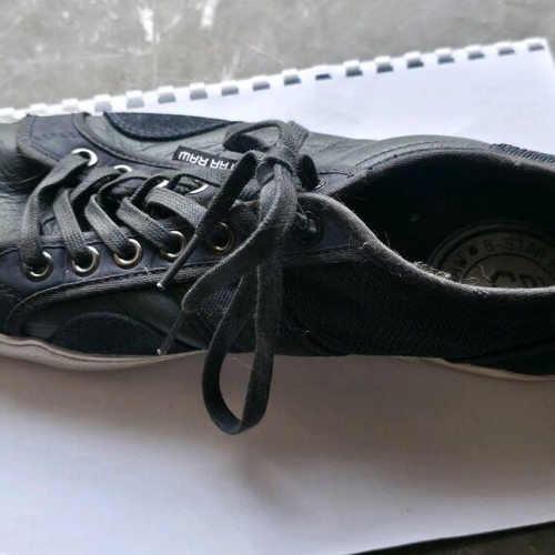 G-Star Raw leather men's athletic shoes used, size 44, black