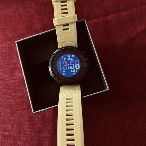 Garmin Fenix 5X Plus GPS smartwatch with extra straps