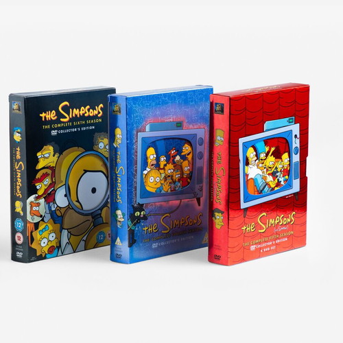The Simpsons DVD collection seasons 1-14 with Greek subtitles