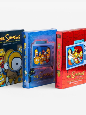 The Simpsons DVD μεταχειρισμένο, σεζόν 1-14 με ελληνικούς υπότιτλους