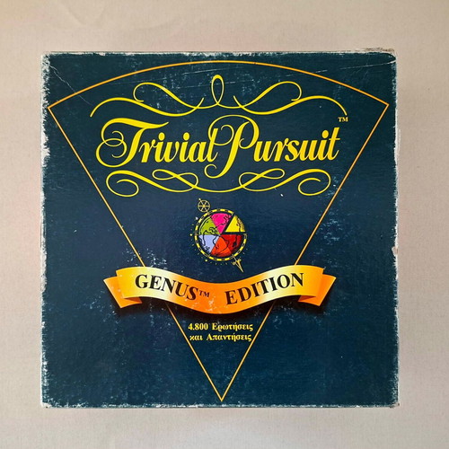 Parker/Hasbro Trivial Pursuit Genus Edition 1995 Greek version board game