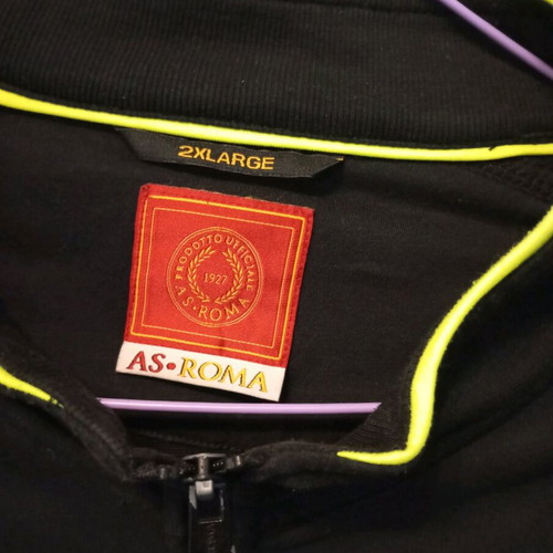 AS Roma jacket XL like new, black, limited edition collectible