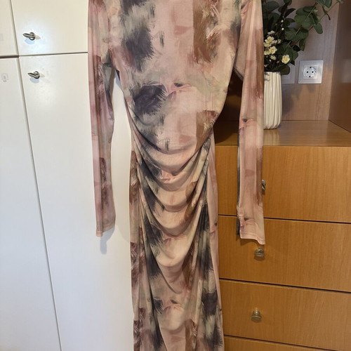 Shein dress, pink multicolor, size S