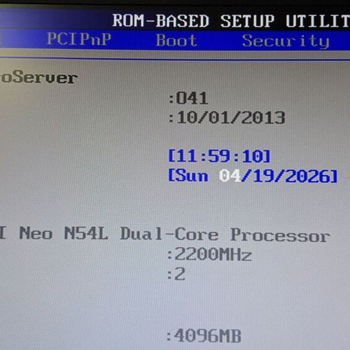 HP ProLiant MicroServer G7 N54L 4GB μεταχειρισμένο NAS σερβερ