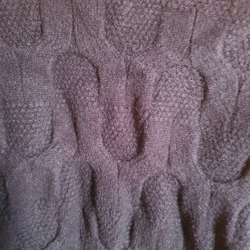 Cropped wool sweater new, black, warm