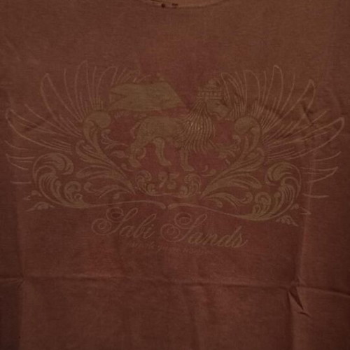 T-shirt black with light print used, size M