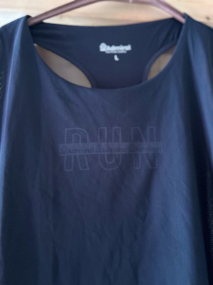 Admiral Run Shirt with Mesh like new, black, size L
