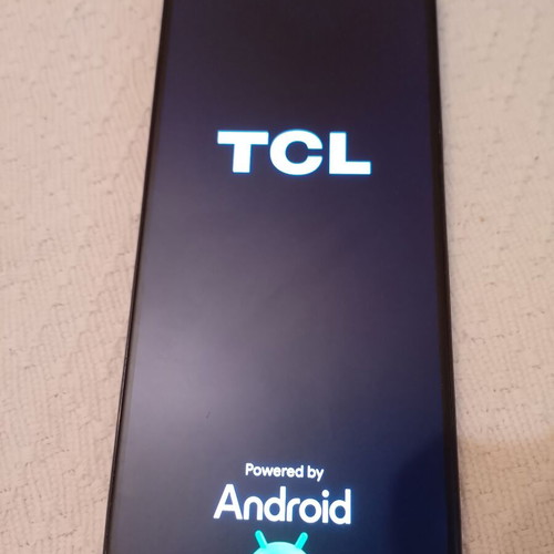 TCL 50 smartphone, like new, black, Android