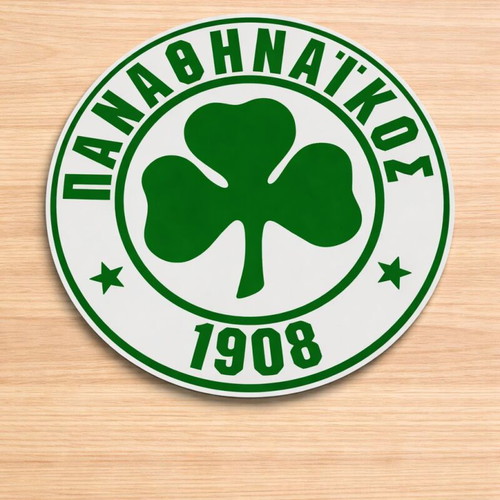 Panathinaikos Emblem 3D printed new, 20cm size
