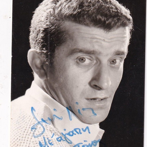 Alekos Tzanetakos authentic handwritten autograph used