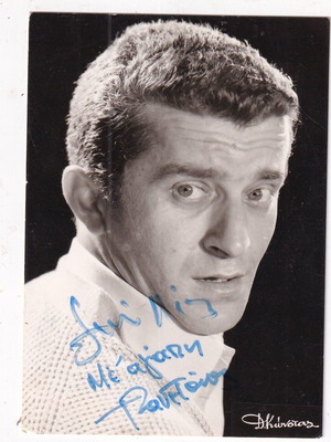 Alekos Tzanetakos authentic handwritten autograph used