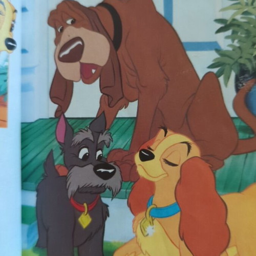 Lady and the Tramp Disney book used, Greek edition 1996
