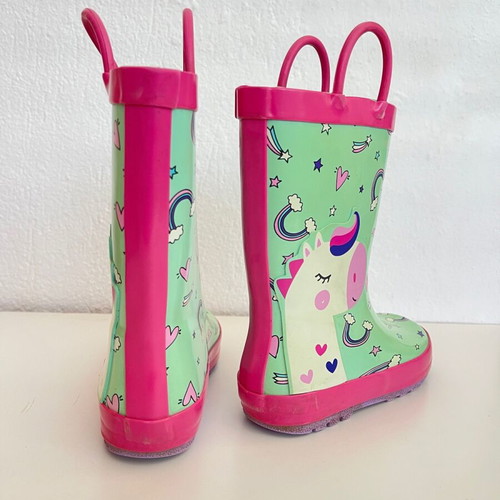 Voi Noi Unicorn Kids Rain Boots 28EU like new, multicolor