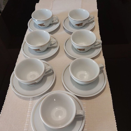 Estrella del Caribe espresso cups like new, pack of 7