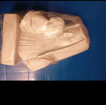 Virgin Mary with Christ gypsum new statue 15 cm height