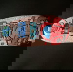 Διακοσμητική πέτρα ζωγραφισμένη με τέμπερες και ακρυλικά