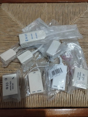 Αντάπτορες από line σε ADSL και phone και από line σε phone καινούργιοι με καλώδιο 12cm