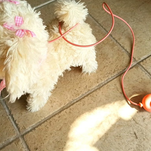 Walking toy dogs used, set of 3