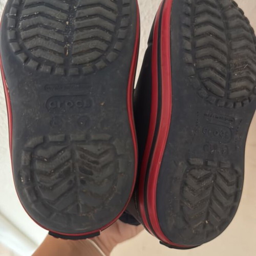 Crocs boots size C7, blue