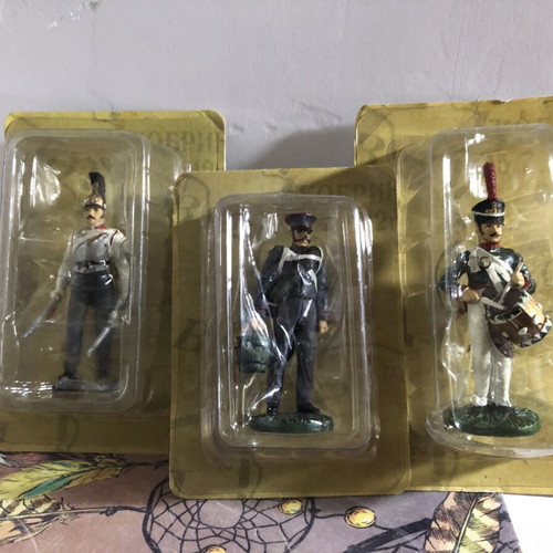 Napoleonic War Figures Bundle, Hand Painted Metal, 60 mm Scale