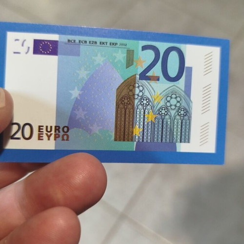 Fake banknotes from board game